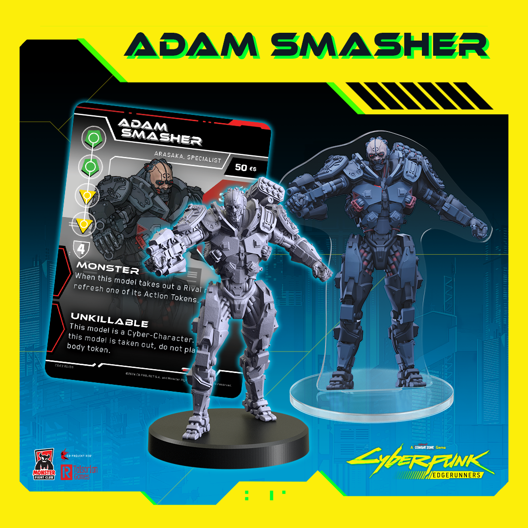 Cyberpunk Edgerunners: Combat Zone - Adam Smasher – Monster Fight Club