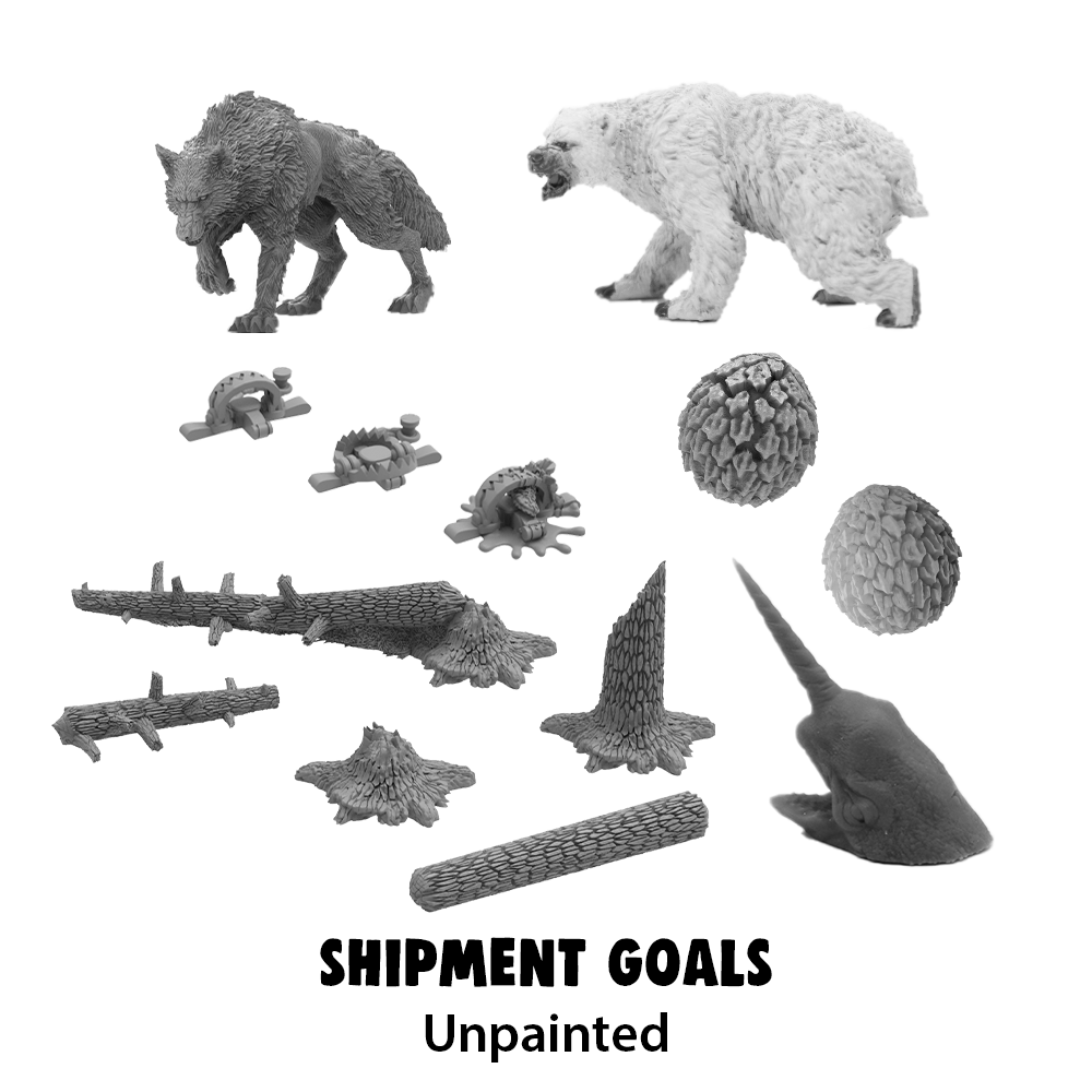 Ice Wilds Shipment Goals - UNPAINTED