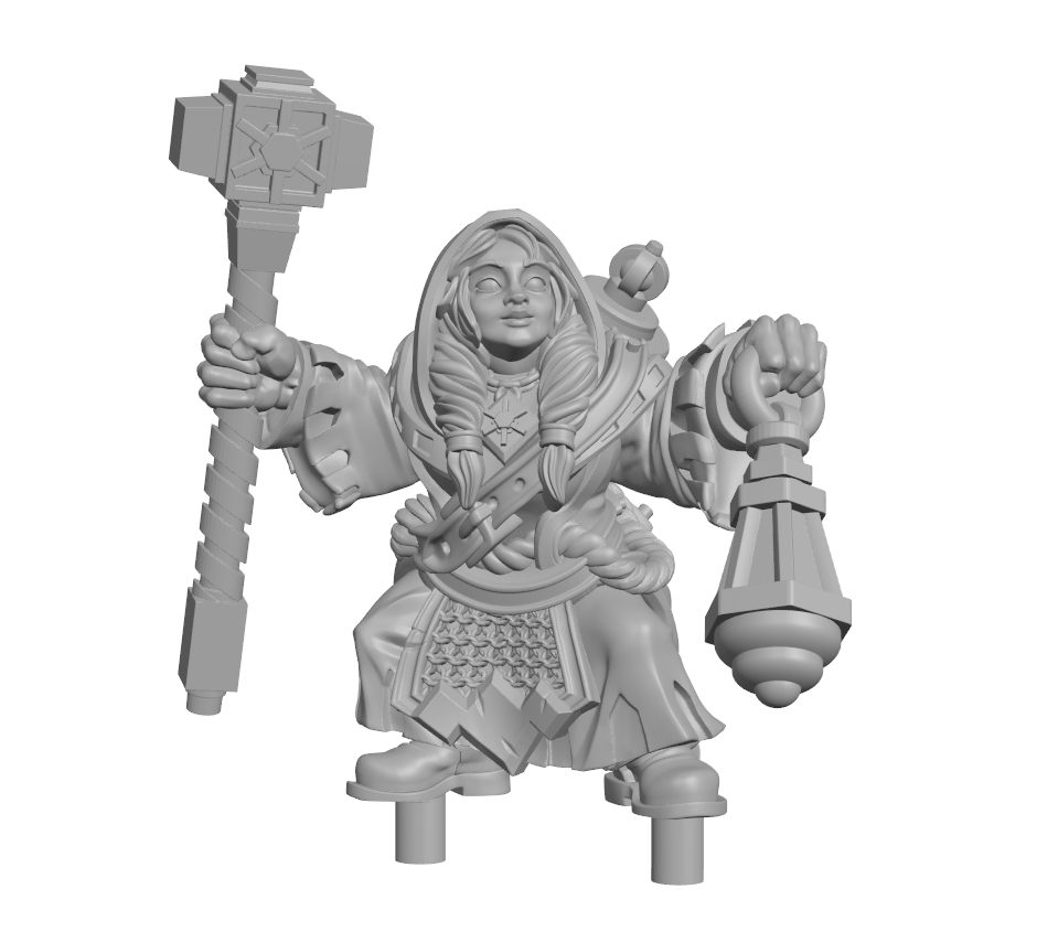 Female Dwarf Cleric