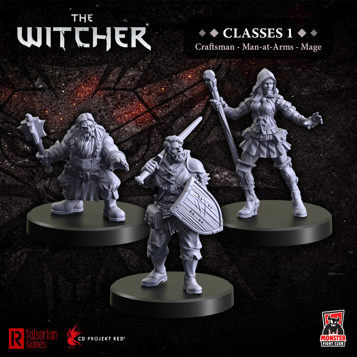 The Witcher - Classes 1: Craftsman, Man-at-Arms, Mage