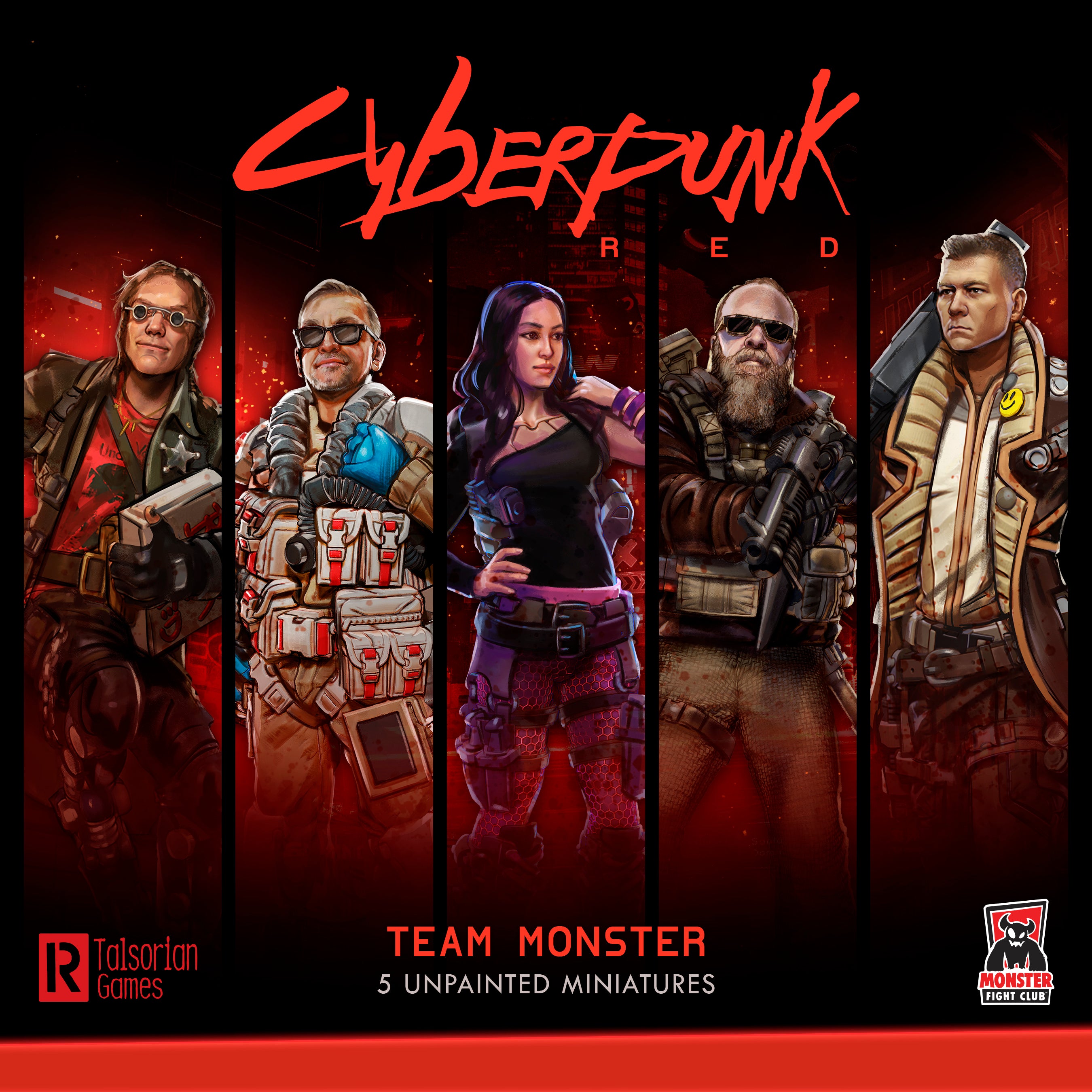 Monster Fight Club's Cyberpunk RED - Team Monster Set!