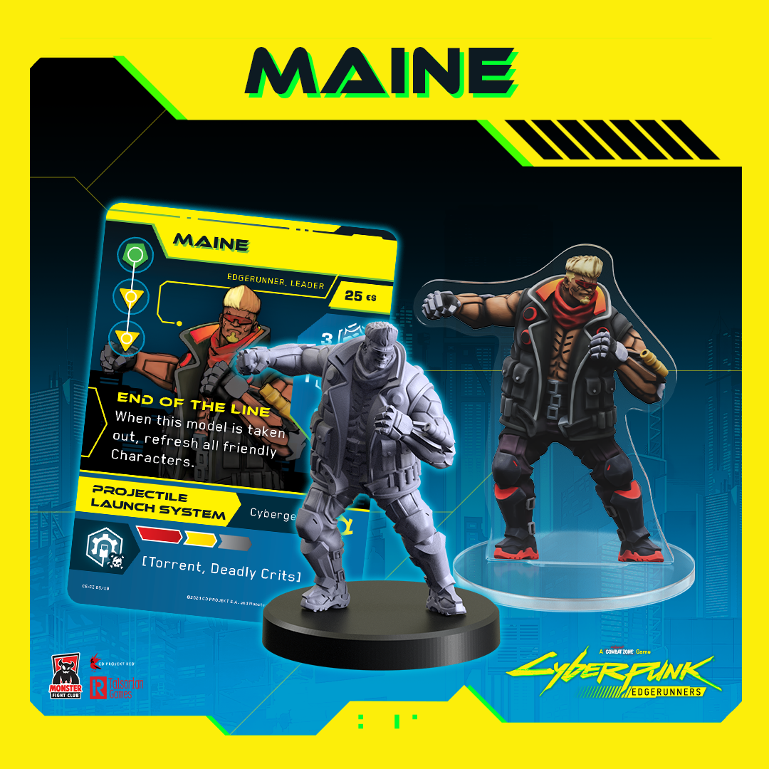 Cyberpunk Edgerunners: Combat Zone - Maine