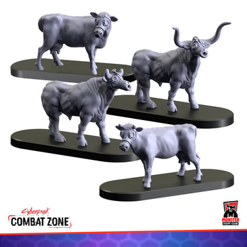 Strontium Cow & Bull (4-pack)
