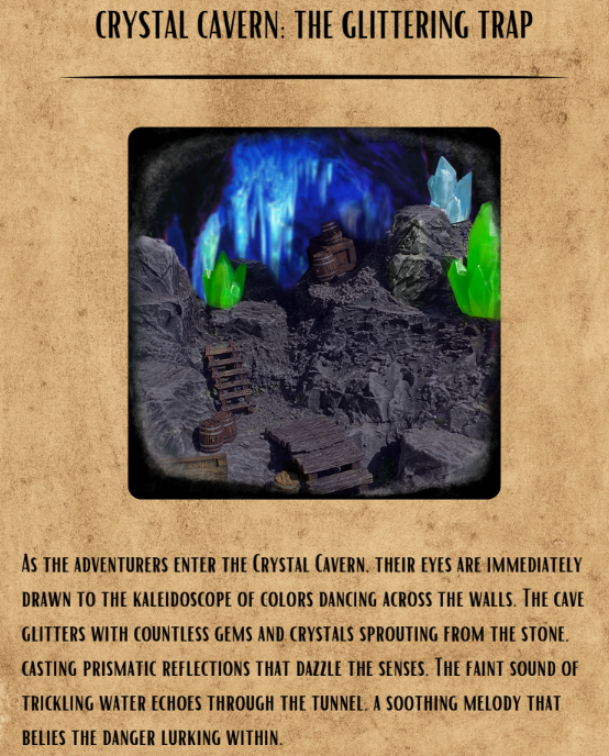 Monster Scenery Crystal Cavern Pack