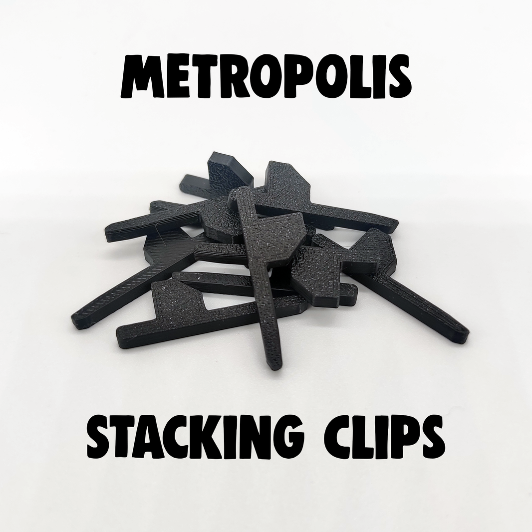 Metropolis: 10 Count Stacking Clips – Monster Fight Club