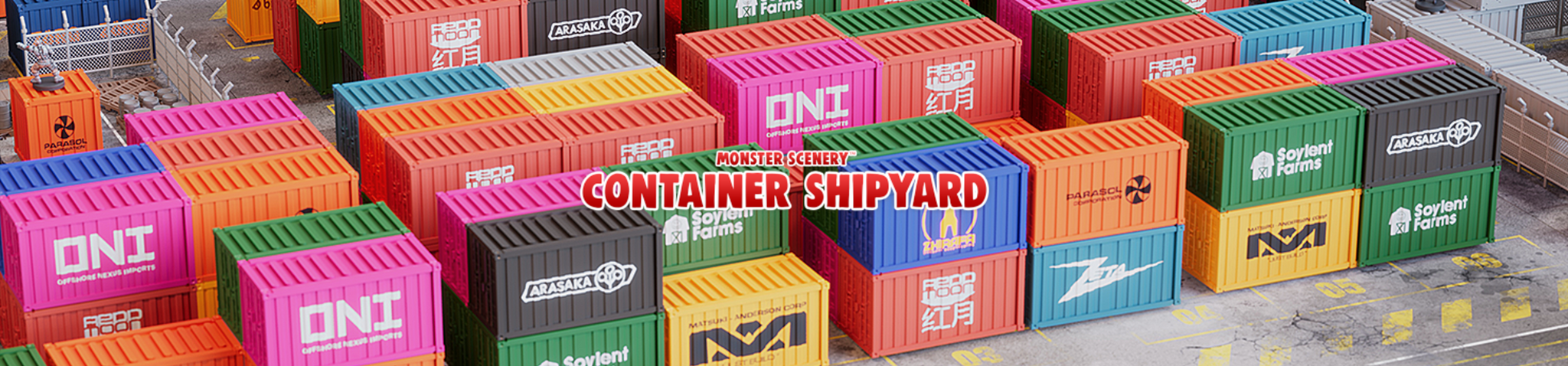 Monster Scenery™: The Container Shipyard