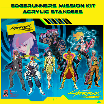 Cyberpunk: Edgerunners Mission Kit Acrylic Standees