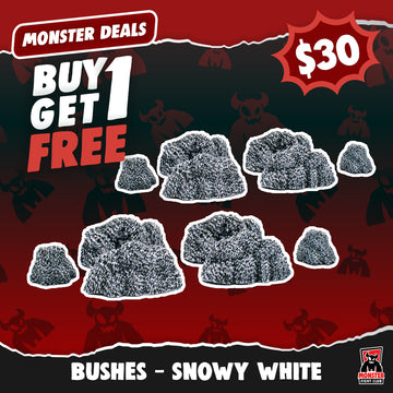 BOGO: Snowy Bushes