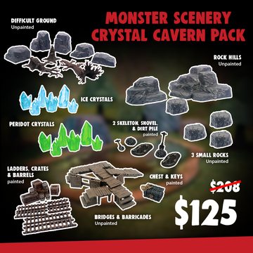 Monster Scenery Crystal Cavern Pack