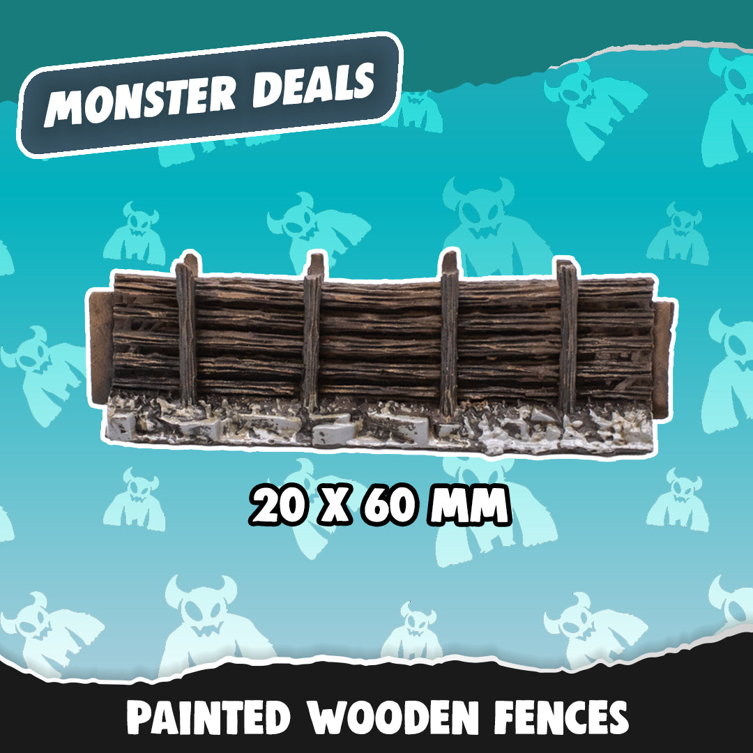 Monster Scenery: Painted Fences