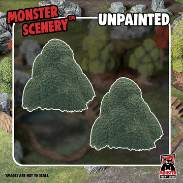 Monster Scenery: Unpainted Large Tree Tops (x2)