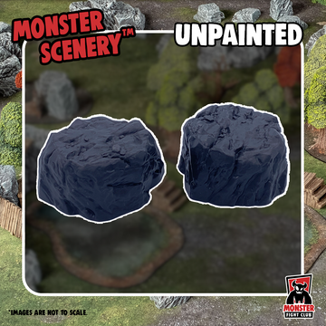 Monster Scenery: Unpainted Small Hills (x2)