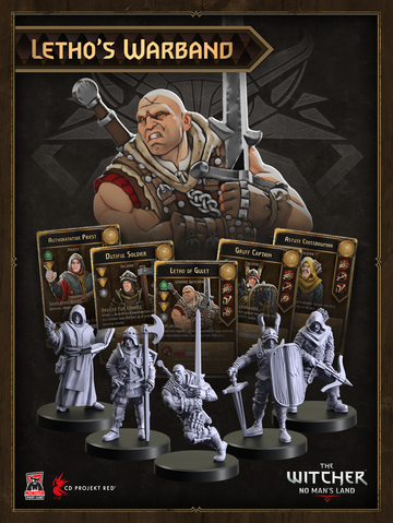 The Witcher: No Man's Land - Letho's Warband Miniatures