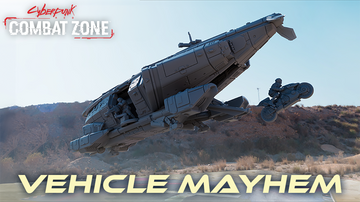 Cyberpunk RED: Combat Zone Vehicle Mayhem Kickstarter Campaign Graphic