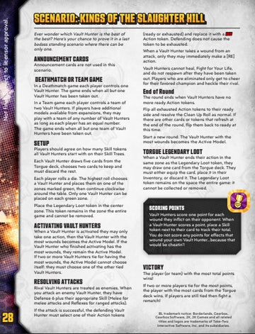 Mister Torgue's Arena of Badassery™: Kings Of The Slaughter Hill Scenario PDF Download