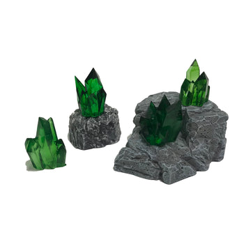 Crystal Nodes - Emerald Green