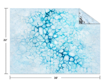 22x30" Adventure GRID Mat - Ice Floe / Frozen Tundra