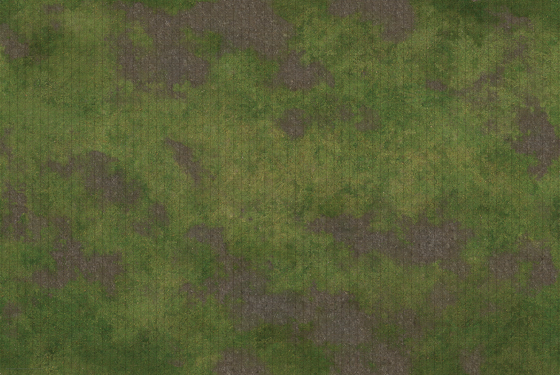 6x4 Adventure GRID Mat - Broken Grassland / Desert Scrubland